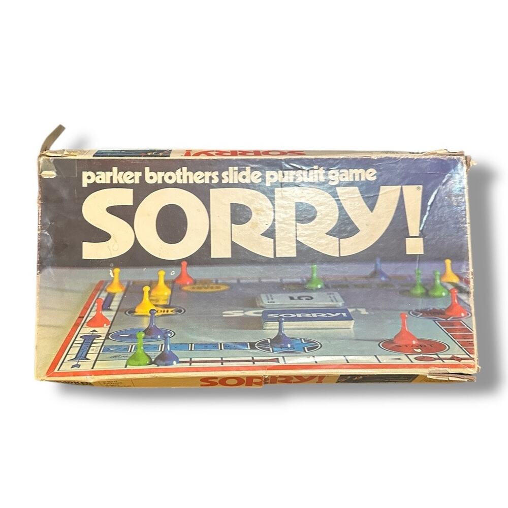 Parker Brothers Vintage 1972 Sorry! Board Game